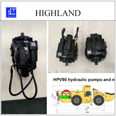 উচ্চ চাপ ভূগর্ভস্থ ট্রাক হাইড্রোলিক পাম্প Pv22 Mv23