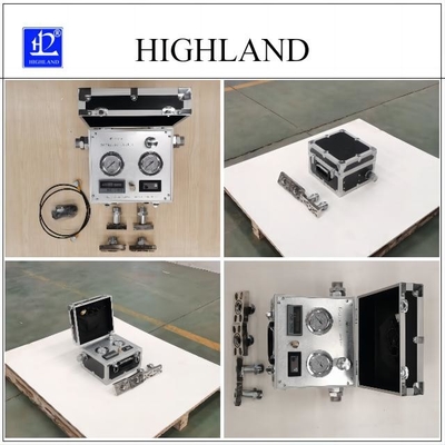 হাইল্যান্ড MYHT-1-4 ডিজিটাল পোর্টেবল হাইড্রোলিক ফ্লো মিটার 42Mpa চাপ
