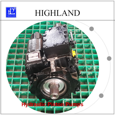হাইল্যান্ড 42Mpa 90ml/R ডিসপ্লেসমেন্ট হাইড্রোলিক পিস্টন পাম্প হাইড্রো মেকানিক্যাল কন্ট্রোল