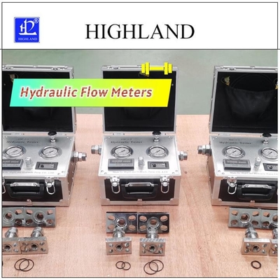 MYHT-1-5 পরীক্ষার জন্য সর্বোচ্চ চাপ 420 বার সহ পোর্টেবল হাইড্রোলিক ফ্লোমিটার