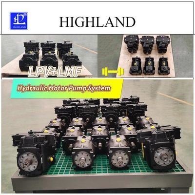 LPV90 LMF90 হাইড্রোলিক পাম্প মোটর সিস্টেম কাস্টমাইজড সিমেন্ট মিশুক ট্রাক