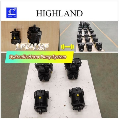 হাইল্যান্ড হার্ভেস্টার স্ক্র্যাপার হাইড্রোলিক পাম্প মোটর সিস্টেম অক্ষীয় কাঠামো
