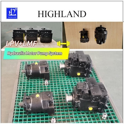 LPV200 হাইড্রোলিক মোটর পাম্প সিস্টেম রাইস হার্ভেস্টারের জন্য কাস্ট আয়রন হাউজিং