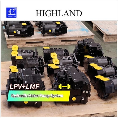 LPV200 হাইড্রোলিক মোটর পাম্প সিস্টেম রাইস হার্ভেস্টারের জন্য কাস্ট আয়রন হাউজিং