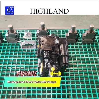 PV22 MV23 ভূগর্ভস্থ ট্রাক হাইড্রোলিক পাম্প কাস্ট আয়রন হাউজিং সর্বোচ্চ স্থানচ্যুতি