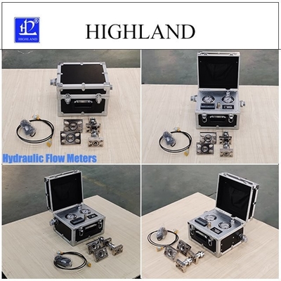 MYHT-1-4 তেলের তাপমাত্রা পরিসীমা -20C -150C এর জন্য ডেটা প্রদর্শন সহ হাইড্রোলিক ফ্লোমিটার