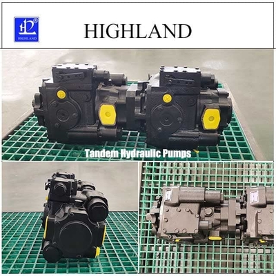 হাইড্রোলিক সিস্টেম উপাদান হার্ভেস্টার ট্যান্ডেম পাম্প কাস্ট আয়রন নির্মাণের সাথে