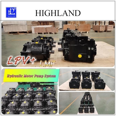 রাইস হার্ভেস্টারের জন্য LPV90 সিরিজ হাইড্রোলিক মোটর পাম্প সিস্টেম