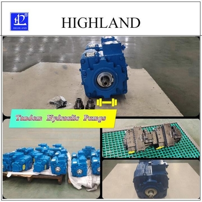উন্নত সিস্টেম দক্ষতা এবং স্থায়িত্বের জন্য HPV110-110 ট্যান্ডেম জলবাহী পাম্প