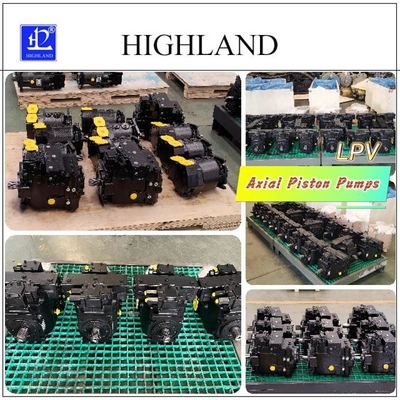 LPV90 হাইড্রোলিক অক্ষীয় পিস্টন পাম্প চার্জিং তেল পাম্প সহ