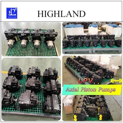 35 এমপিএ নামমাত্র চাপ হাইড্রোলিক পিস্টন পাম্পগুলি প্লাইউড কেস সহ
