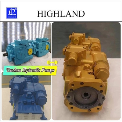 কৃষি যন্ত্রপাতি জন্য 110cc/r Tandem জলবাহী পাম্প