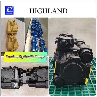 কাস্টম ডিজাইন ট্যান্ডেম হাইড্রোলিক পাম্প মোবাইল অ্যাপ্লিকেশনের জন্য পরিবর্তনশীল স্থানচ্যুতি