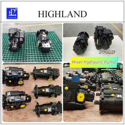 3200rpm স্পিড মিক্সার হাইড্রোলিক পাম্প পরিবর্তনশীল স্থানচ্যুতির সাথে বন্ধ লুপ পিস্টন পাম্প